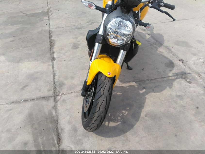 2018 DUCATI MONSTER 821 ZDMMACLS7JB002979