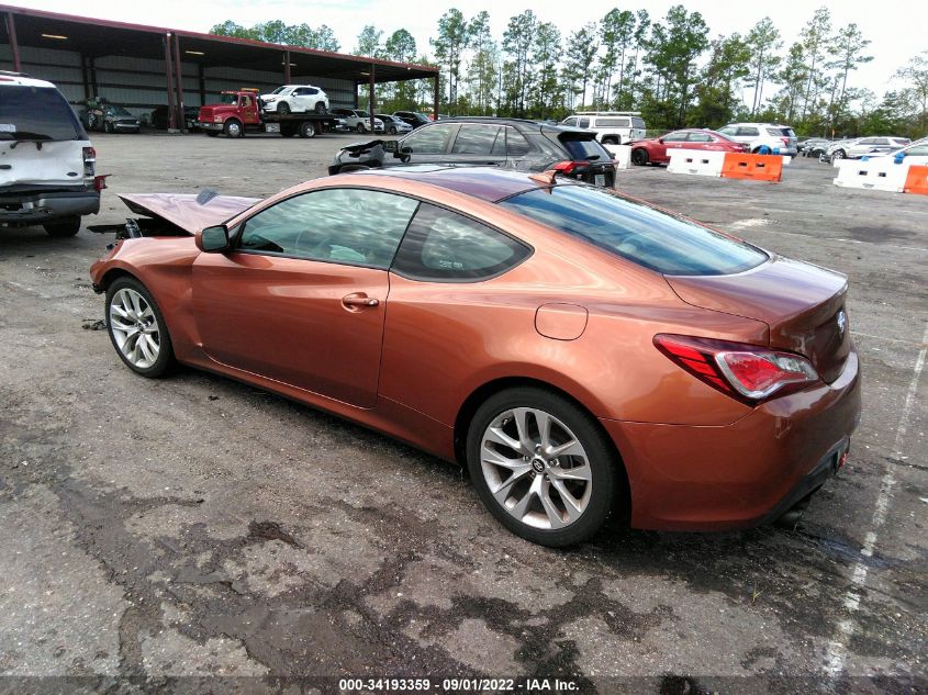 2013 HYUNDAI GENESIS COUPE 2.0T PREMIUM KMHHT6KD3DU083639