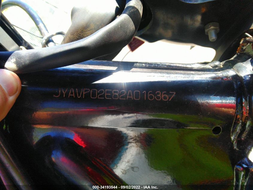 2002 YAMAHA XV1600 AS JYAVP02E82A016367