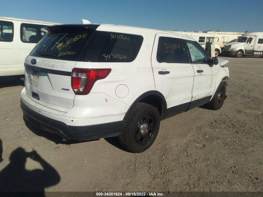 2017 FORD POLICE INTERCEPTOR 1FM5K8AR4HGD59314