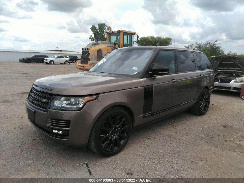 2016 LAND ROVER RANGE ROVER SUPERCHARGED SALGS3EF9GA257467