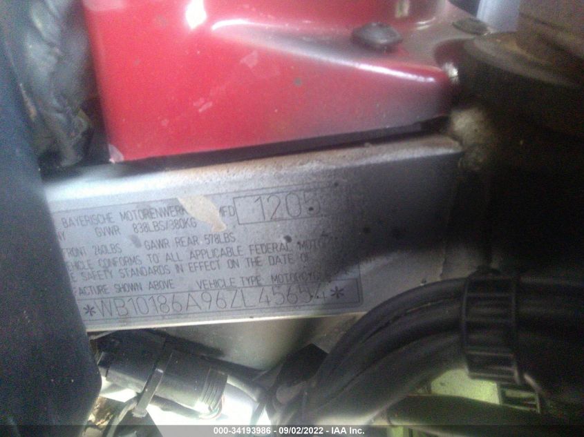 2006 BMW F650 DAKAR WB10186A96ZL45654