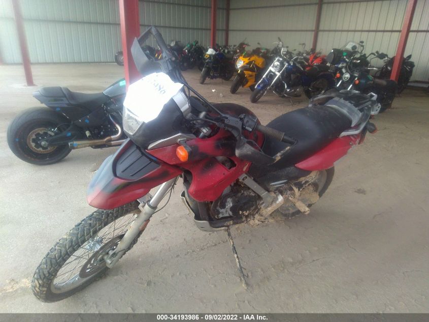 2006 BMW F650 DAKAR WB10186A96ZL45654