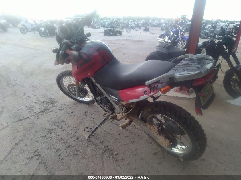 2006 BMW F650 DAKAR WB10186A96ZL45654
