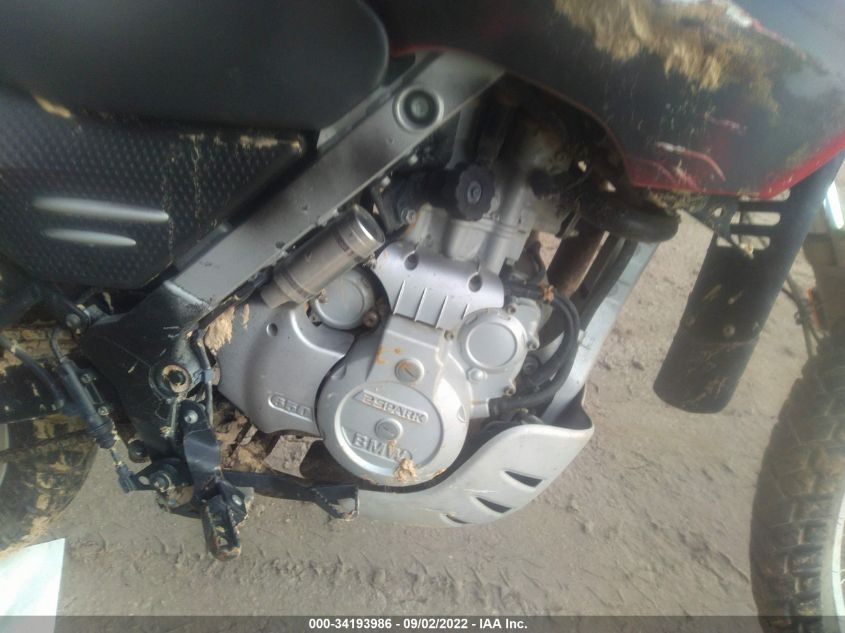 2006 BMW F650 DAKAR WB10186A96ZL45654