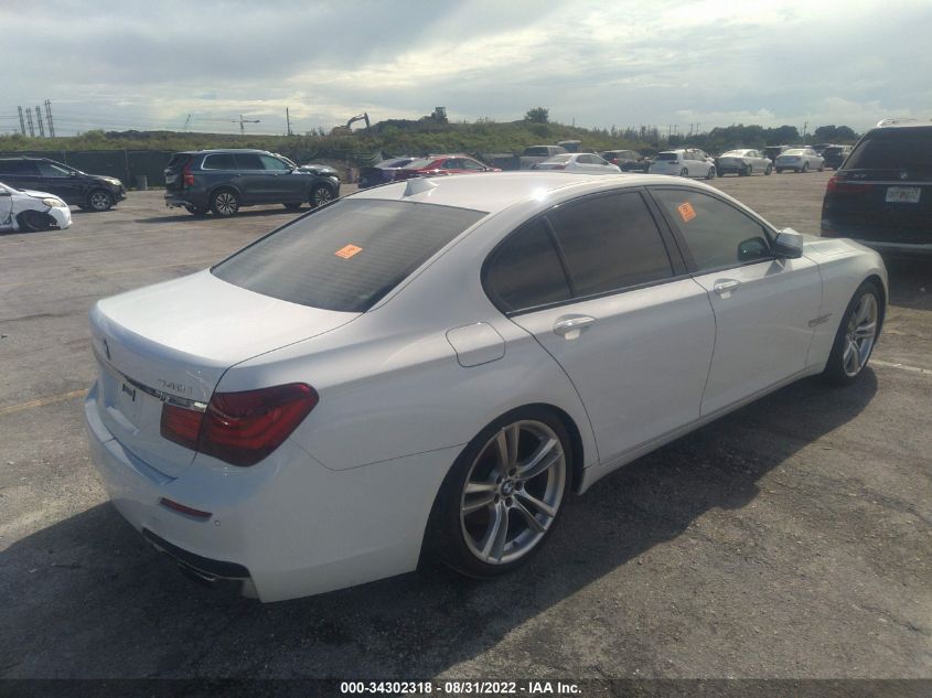 2013 BMW 7 SERIES 740I WBAYA6C56DD143461