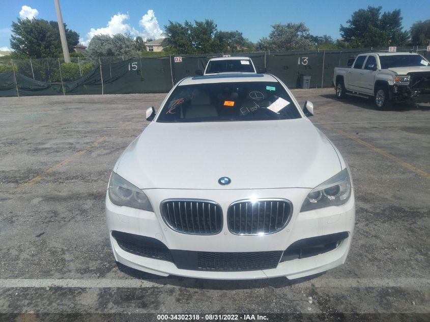 2013 BMW 7 SERIES 740I WBAYA6C56DD143461