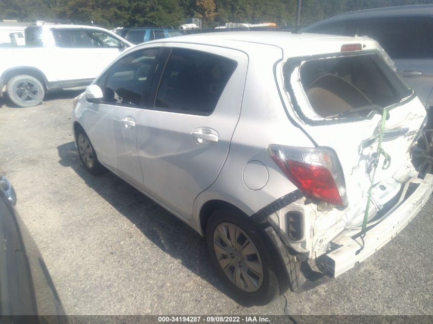 2013 TOYOTA YARIS LE JTDKTUD34DD543040