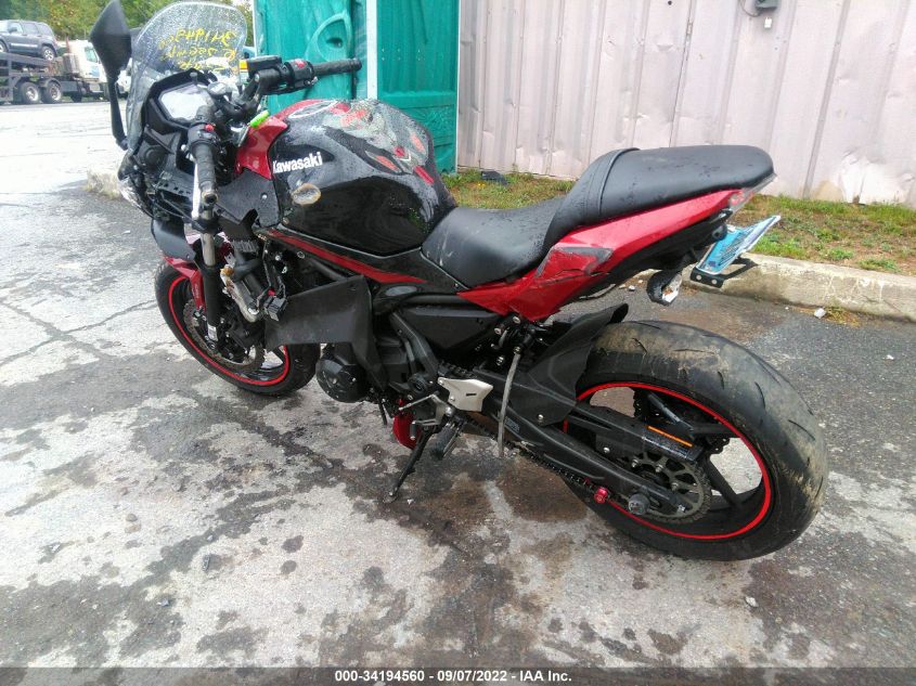 2021 KAWASAKI EX650 M ML5EXEM14MDA28588