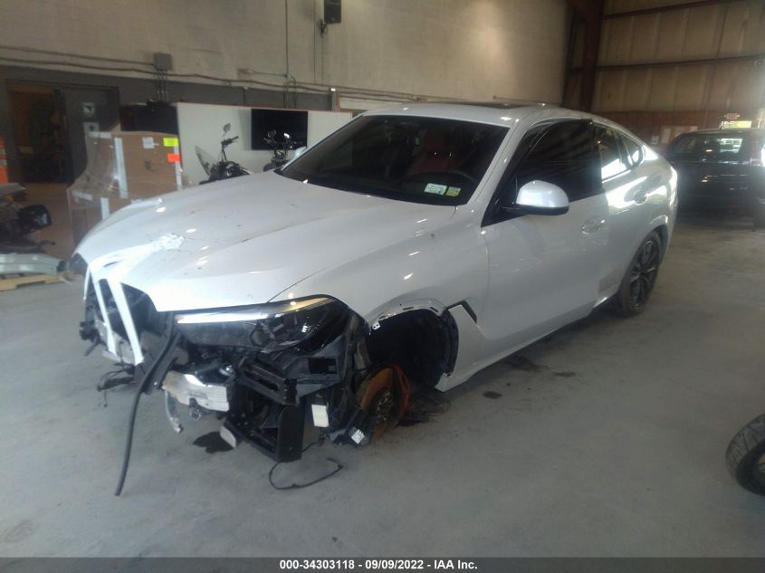 2021 BMW X6 XDRIVE40I 5UXCY6C09M9D74677