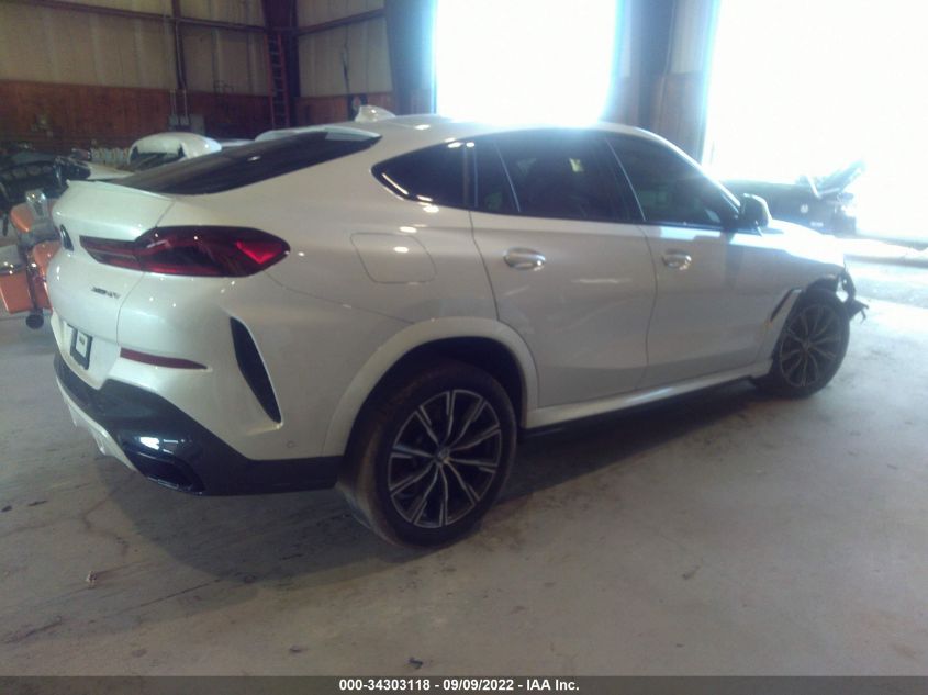 2021 BMW X6 XDRIVE40I 5UXCY6C09M9D74677
