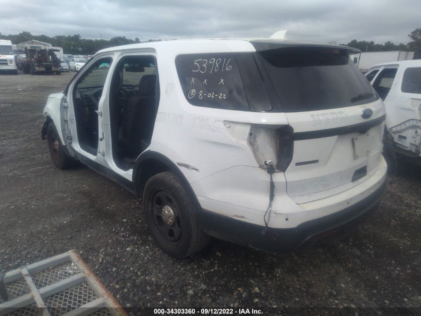 2016 FORD UTILITY POLICE 1FM5K8AR3GGC42354