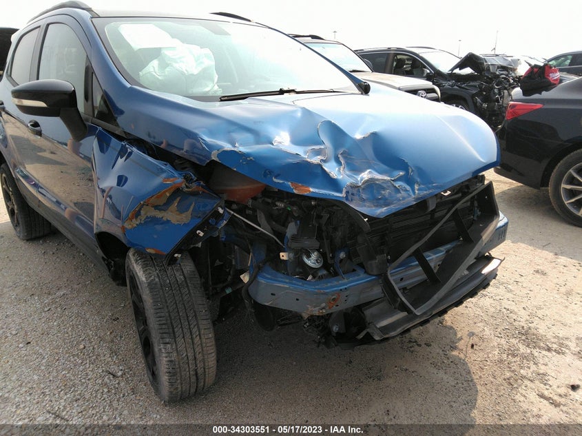 VIN MAJ6S3JL6MC397805 2021 FORD ECOSPORT SES