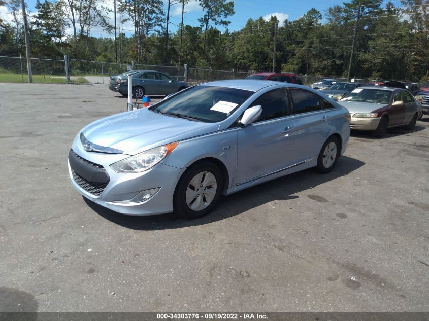 2013 HYUNDAI SONATA HYBRID KMHEC4A47DA051304