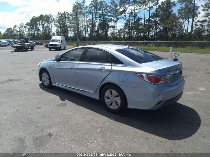 2013 HYUNDAI SONATA HYBRID KMHEC4A47DA051304