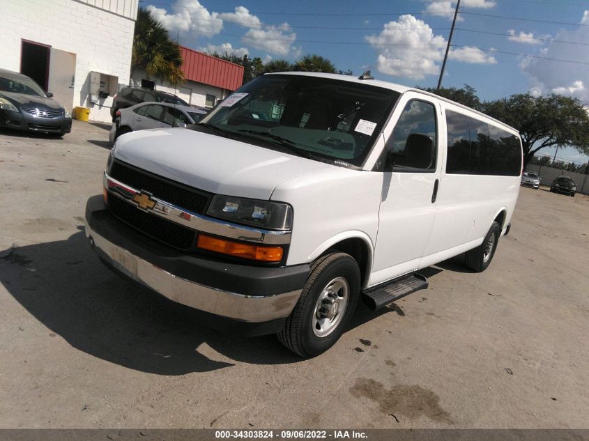 2020 CHEVROLET EXPRESS PASSENGER LT 1GAZGPFG2L1208906