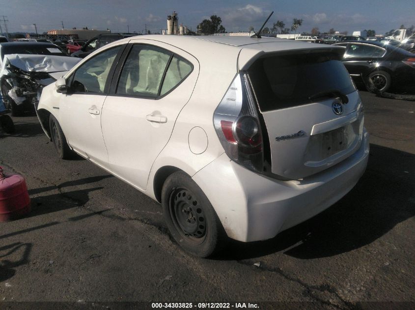 2014 TOYOTA PRIUS C ONE/THREE/TWO/FOUR JTDKDTB37E1565160
