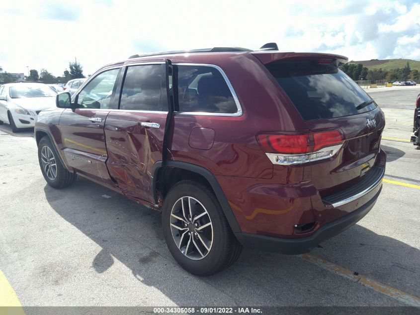 2022 JEEP GRAND CHEROKEE WK LIMITED 1C4RJEBG0NC126196