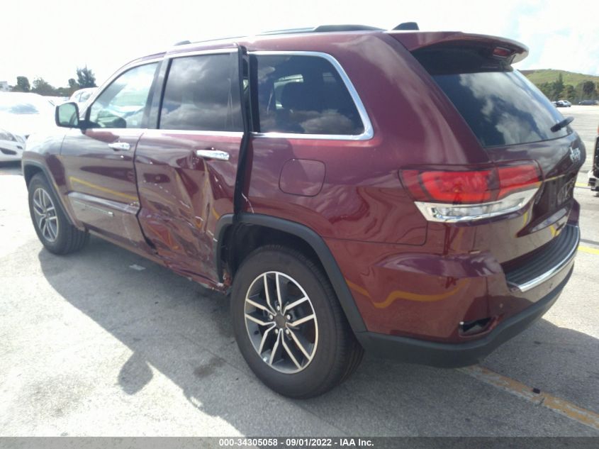 2022 JEEP GRAND CHEROKEE WK LIMITED 1C4RJEBG0NC126196