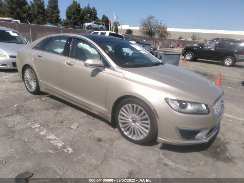 VIN 3LN6L5E93HR632052 2017 LINCOLN MKZ no.1