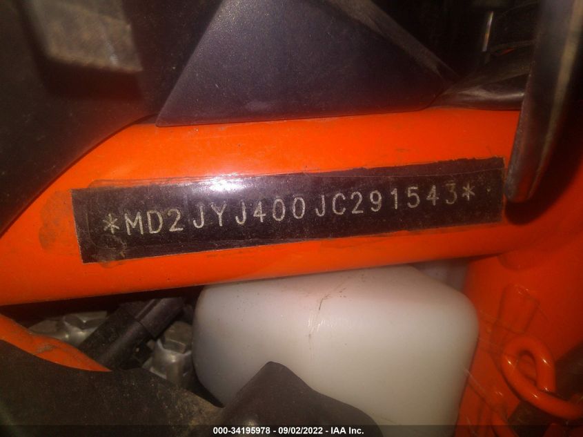 2018 KTM 390 DUKE MD2JYJ400JC291543