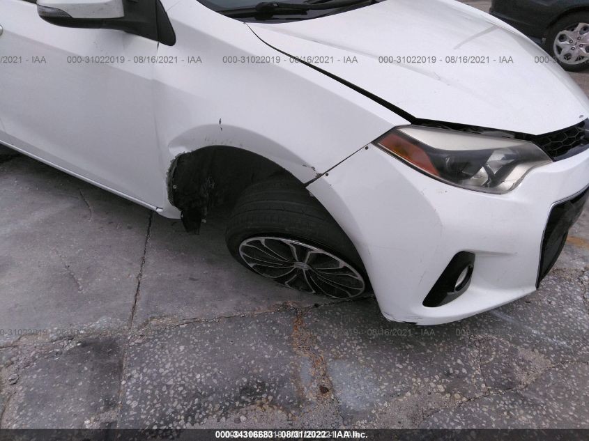 2014 TOYOTA COROLLA S 2T1BURHE4EC200782