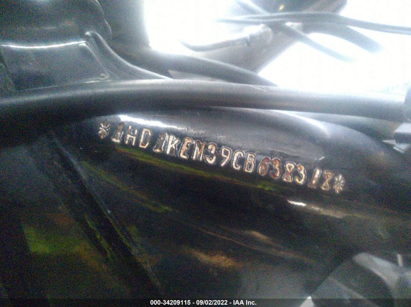 2012 HARLEY-DAVIDSON FLHTK ELECTRA GLIDE ULTRA LTD 1HD1KEM39CB638318