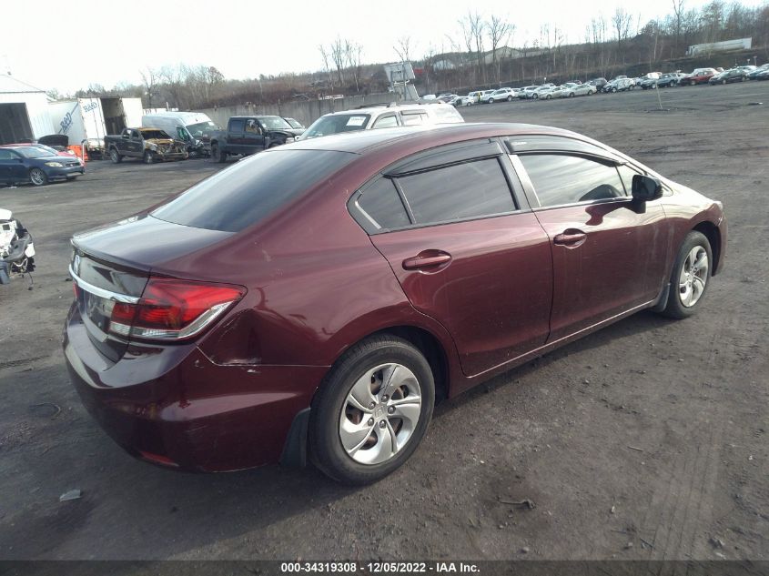 2015 HONDA CIVIC SEDAN LX 19XFB2F53FE265305