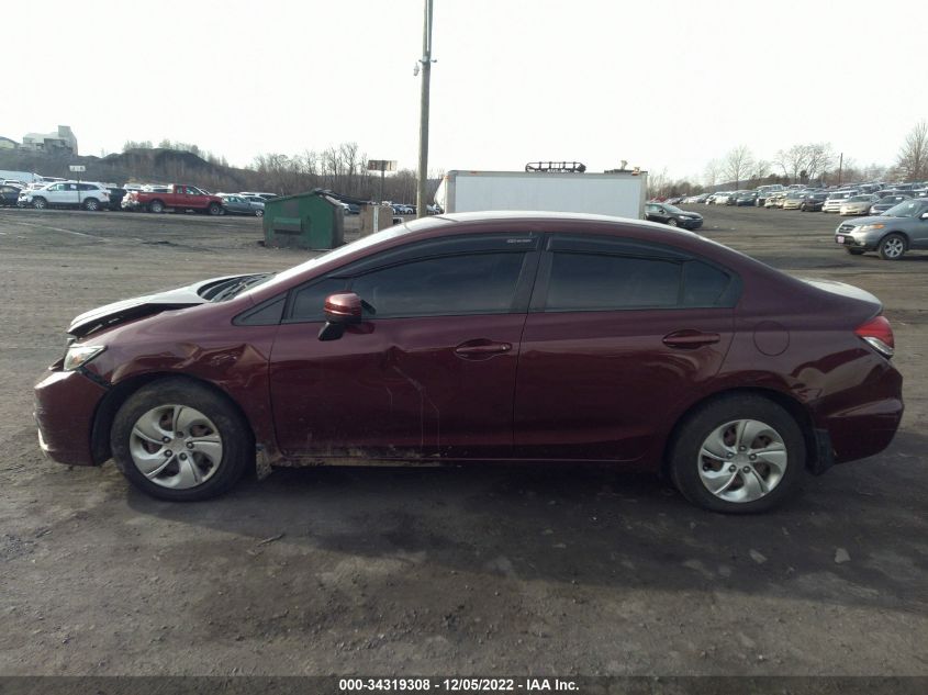 2015 HONDA CIVIC SEDAN LX 19XFB2F53FE265305