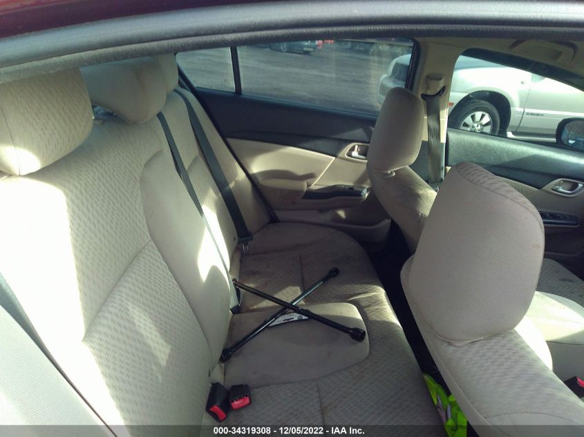 2015 HONDA CIVIC SEDAN LX 19XFB2F53FE265305