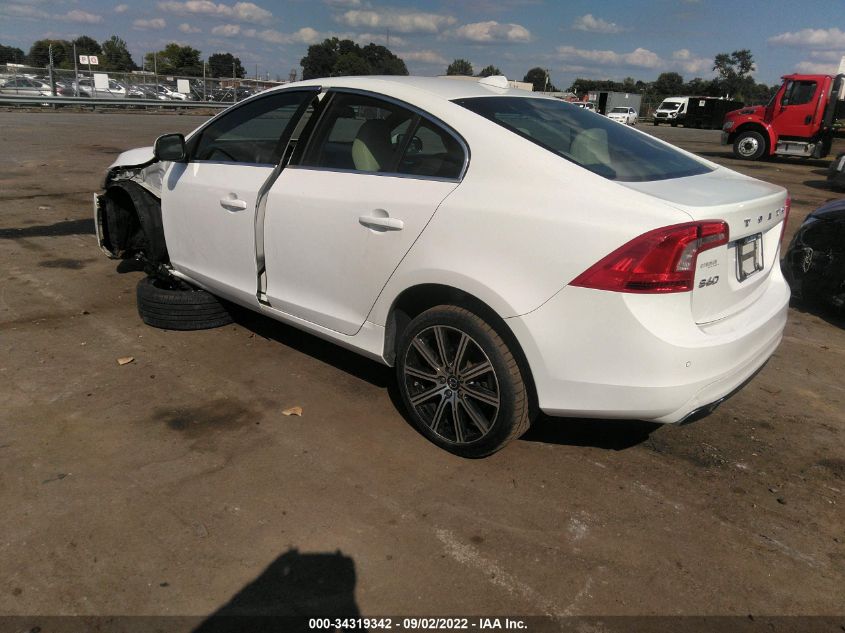 2015 VOLVO S60 T5 DRIVE-E PREMIER YV140MFB5F1316492