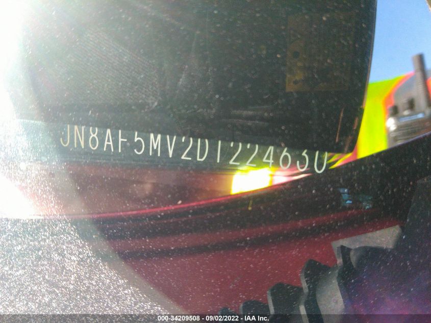 2013 NISSAN JUKE S/SV/SL JN8AF5MV2DT224630