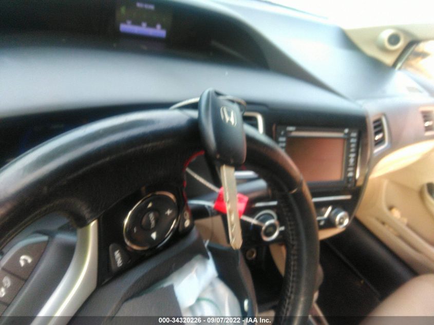 2013 HONDA CIVIC HYBRID 19XFB4F39DE002386