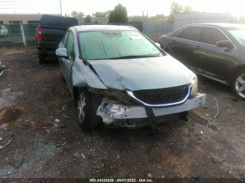 2013 HONDA CIVIC HYBRID 19XFB4F39DE002386