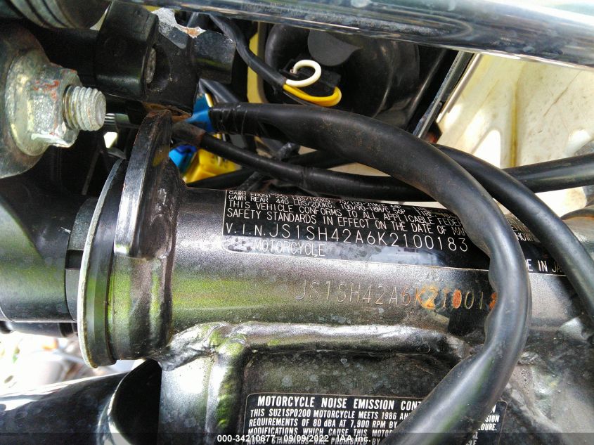 2019 SUZUKI DR200 S JS1SH42A6K2100183