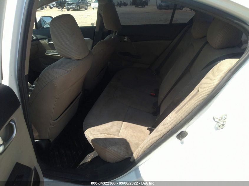 2013 HONDA CIVIC HYBRID 19XFB4F22DE203876