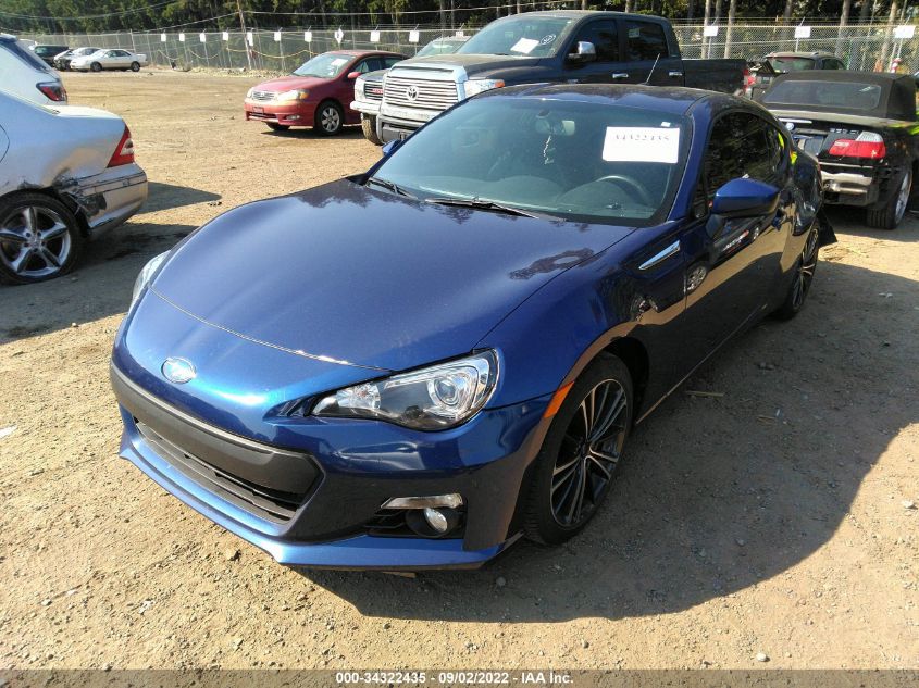2013 SUBARU BRZ LIMITED JF1ZCAC19D1601258