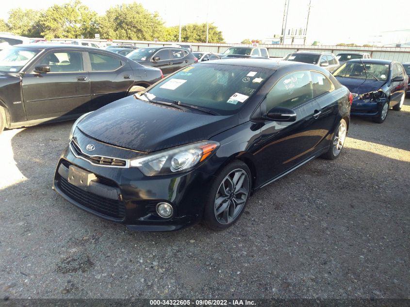 2016 KIA FORTE KOUP SX KNAFZ6A38G5576599