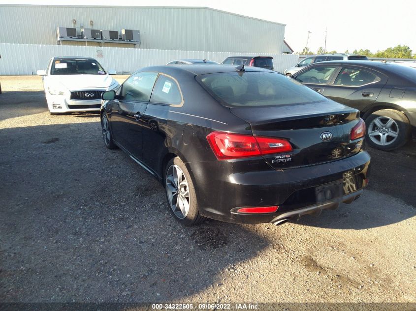 2016 KIA FORTE KOUP SX KNAFZ6A38G5576599