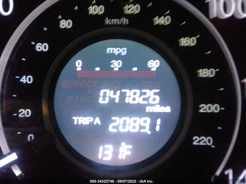 2013 HONDA CR-V EX-L - 5J6RM4H73DL051639