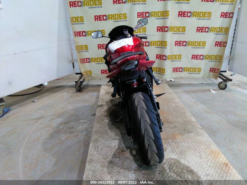 2007 YAMAHA YZFR6 L JYARJ12E37A017927
