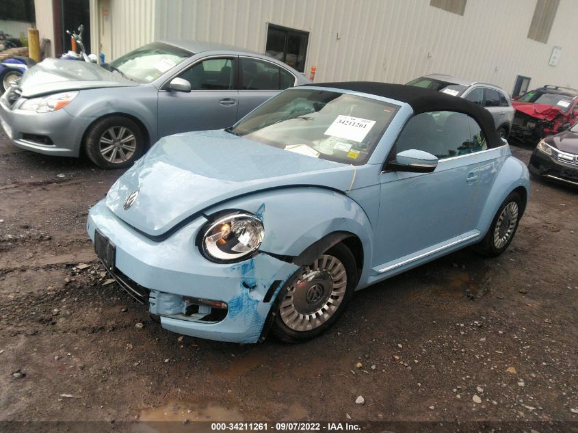 2015 VOLKSWAGEN BEETLE CONVERTIBLE 1.8T 3VW517AT3FM817759