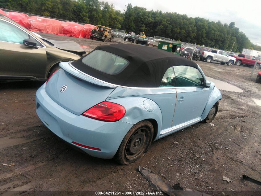 2015 VOLKSWAGEN BEETLE CONVERTIBLE 1.8T 3VW517AT3FM817759