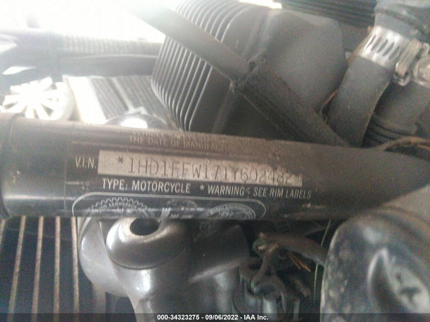 2001 HARLEY-DAVIDSON FLHTCI 1HD1FFW171Y602482