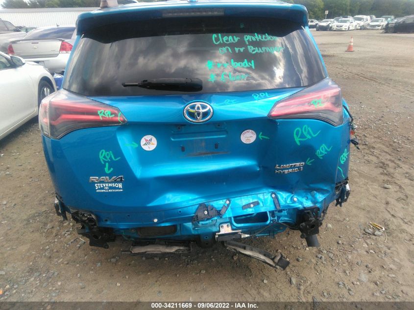 2017 TOYOTA RAV4 HYBRID LIMITED JTMDJREV7HD142714