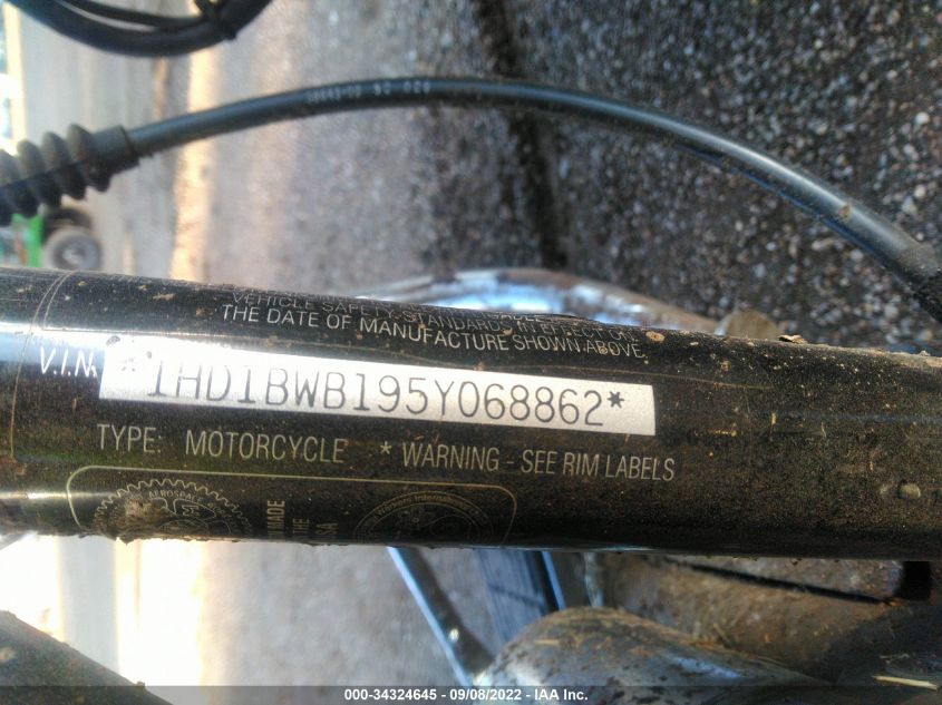 2005 HARLEY-DAVIDSON FLSTCI 1HD1BWB195Y068862