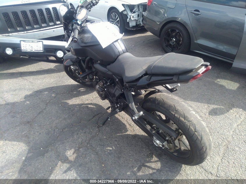 VIN JYARM27E4KA005235 2019 YAMAHA MT07