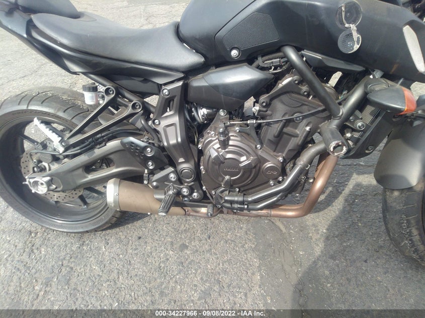VIN JYARM27E4KA005235 2019 YAMAHA MT07