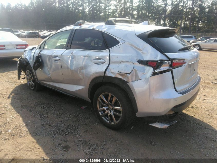 2015 LEXUS NX 200T JTJBARBZ9F2003219