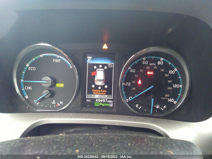2016 TOYOTA RAV4 HYBRID LIMITED JTMDJREV4GD059644